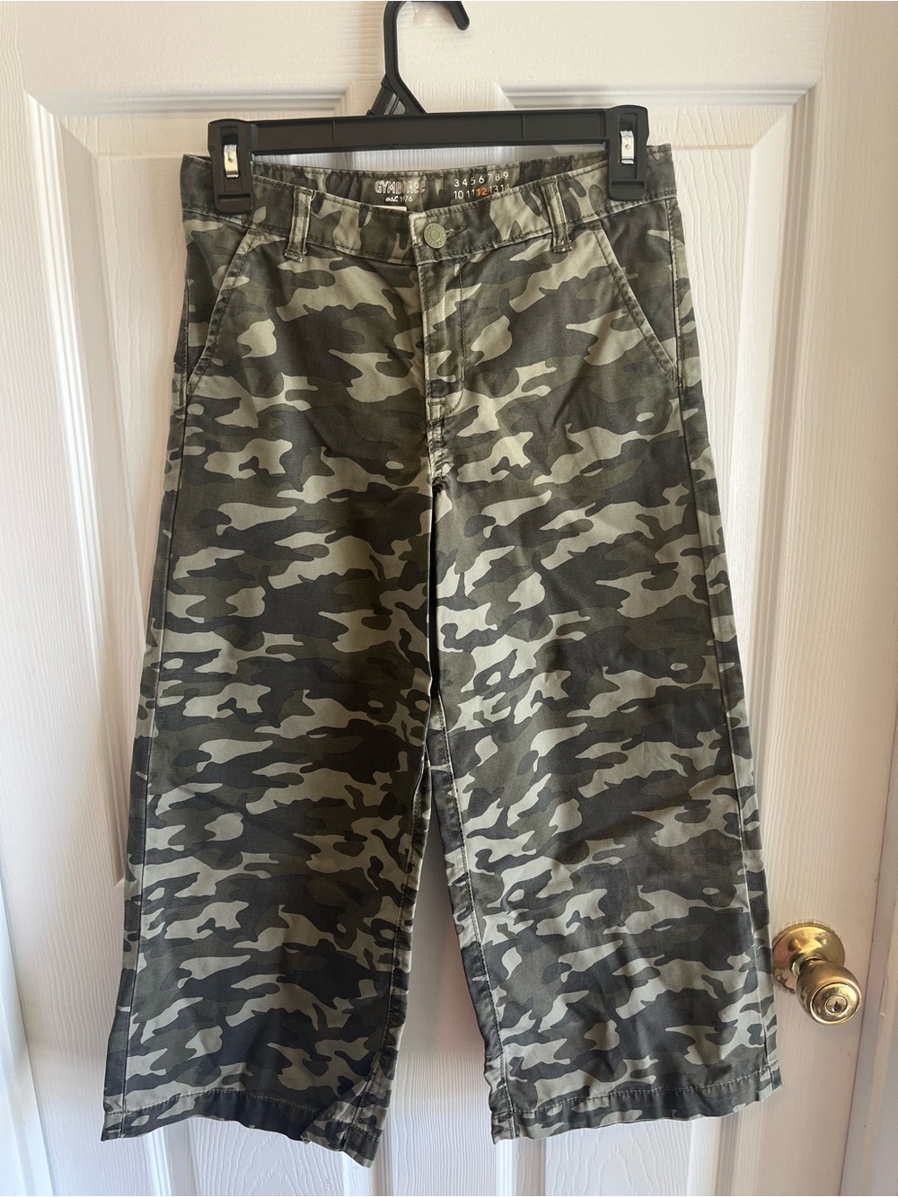 EUC Girls Gymboree Camouflage Wide-leg Jeans size 12